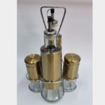 4 Piece Spice-Oil And Vinegar Set