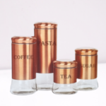 Tea Coffee Sugar Jar Set