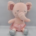 Pink Elephant Teddy  50cm  A